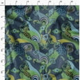 thumbnail image 3 of Soimoi Cotton Cambric Green Fabric By the Yard - 42 Inch Wide - African Tribal Material - Artistic and Modern Patterns for Various Uses Printed Fabric, 3 of 6