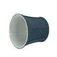 thumbnail image 4 of Aspen Creative 30361-9 Small Bell Shape Chandelier Clip-On Lamp Shade Set (9 Pack), Transitional Design in Washing Blue, 5" bottom width (4" x 5" x 5"), 4 of 7