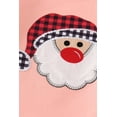 thumbnail image 4 of Abby & Evie Pink santa claus applique plaid girls set, 4 of 7
