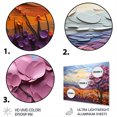 thumbnail image 3 of Designart "EFlowal Terrain I" Abstract Impressionism Metal Art Living Room, 3 of 5