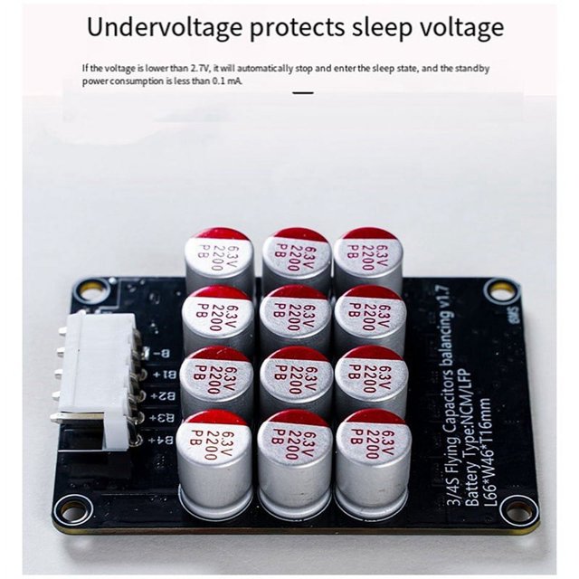 5.5A Current Active Balancer 10S Equalizer Lithium Ion Lifepo4 LTO Lithium Battery Active Equalizer Balance Board