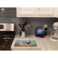 thumbnail image 2 of Carolines Treasures CK1262LCB Welsh Terrier Spring Glass Cutting Board, Large, 2 of 2