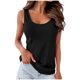 thumbnail image 1 of Camiseta holgada acanalada con cuello en U para mujer, informal, combinable con todo, Sexy Fridja  qr4582, 1 of 6