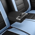 thumbnail image 4 of Red Rain Universal Seat Covers Black and Blue Seat Covers for Cars Auto Truck SUV Leather Full Coverage (AA-Black&Blue), 4 of 9