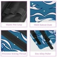 thumbnail image 2 of MUOOUM Pencil Case, Dolphin Blue Wave Pattern Large Capacity Pencil Pouch Stationery Pen Bag, 2 of 7