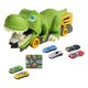 thumbnail image 2 of Camión transportador de dinosaurios devorador de autos Mornei Camión devorador de dinosaurios portátil creativo para 6 autos pequeños y, 2 of 8
