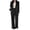 Black women's plus size two piece set a1, variant on Women's Plus Size 2 Piece Set Open Front Long Sleeve Blazer Wide Leg Pants Matching Casual Outfits Solid Loose Fit Cardigan Jacket Trousers Two Piece Work Office Travel Clothes, Pink 2XL