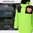 thumbnail image 4 of Chaquetas y abrigos casuales de manga larga con capucha, con USB, temperatura constante, calefactables, resistentes al viento, talla grande, para hombre y mujer, invierno, 4 unidades, 4 of 5