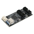thumbnail image 2 of Tarjeta Adaptadora USB3.2 GEN1, Cable De Alimentación De 5,9 Pulgadas Tarjeta USB3.2 GEN1 19PIN Para Escritorio ANGGREK USB3.2 GEN1 Motherboard Card, 2 of 8