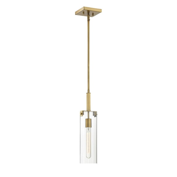 Winfield 1-Light Mini-Pendant in Warm Brass