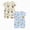 A66-Blue & Beige, variant on Preemie Newborn Infant Baby Girls Clothes Ribbed Bodysuit for 12-18 Months Preemie Baby Cotton Button Climbing Suit
