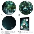 thumbnail image 3 of Designart "Enchanted Christmas Tree in Green" Landscapes Canvas Wall Art - Traditional Green Winter Landscape Bedroom Canvas Wall Art, 3 of 6