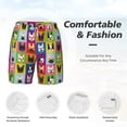 thumbnail image 5 of Balery Colorful Bulldog Mens Swim Trunks Swim Shorts for Men Quick Dry Inseam Beach Shorts with Compression Liner Pocket-Small, 5 of 9