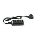 thumbnail image 2 of D Tap Male To 4 Female Splitter, Portable Stable Transmission Tension Resistant D Tap Male To 4 Female Power Cable  For V Interface Batteries, 2 of 8