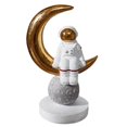 thumbnail image 3 of Estatuilla de astronauta Soledad Escultura creativa de astronauta de cosmonauta artesanía de resina decoración para hogar, 3 of 10