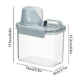 thumbnail image 3 of Linnome Clear Airtight Food Storage Container With Lids Plastic Canisters For Kitchen Pantry Organization And Storage, 3 of 6