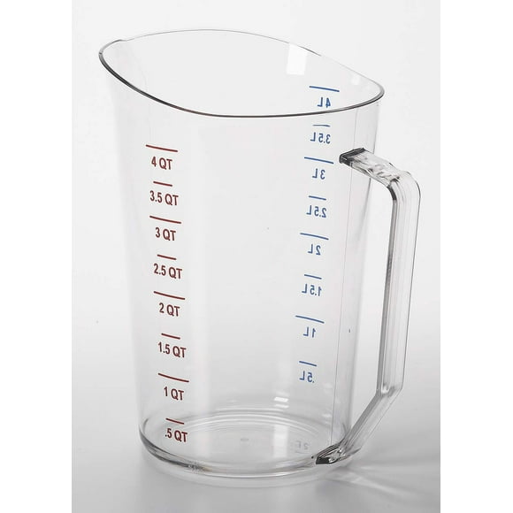 Cambro 400MCCW135 Camwear Measuring Cup 4 quarts clear