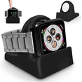 thumbnail image 4 of Elegant Apple Watch Charger Stand Apple Watch for All Series Ultra 49mm 2025 Series 10 46/42mm 9/8/7 45/ 41mm SE2/SE/6/5/4 44/40mm 3/2/1 42/38mm Durable TPU - Gift Boxed - Black, 4 of 8