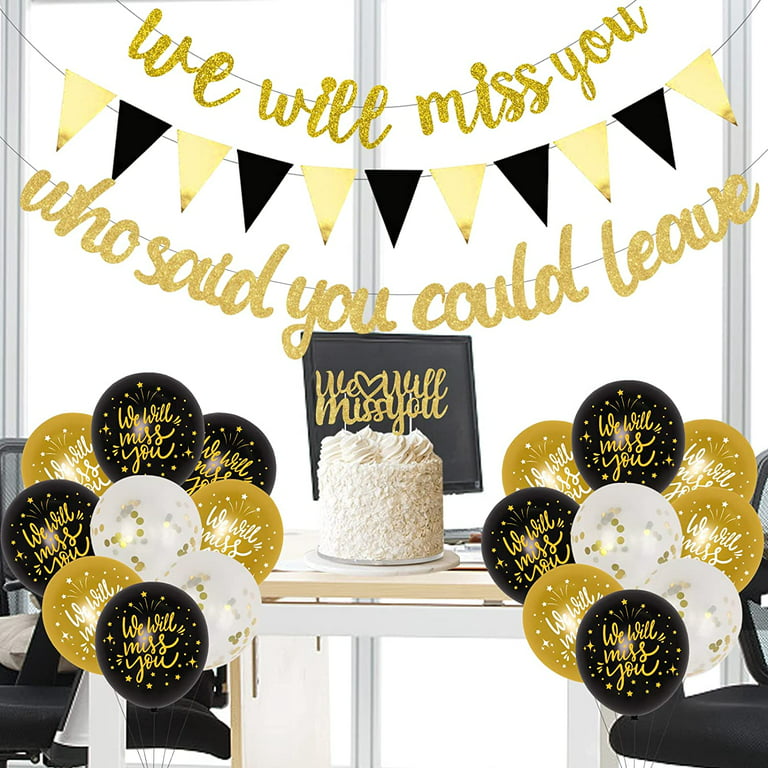Black and Gold Party Decorations • A Subtle Revelry