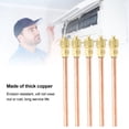 thumbnail image 4 of Vanne de Contrôle de Climatisation, Laiton Cuivre Résistant à l'Érosion Réparation de Réfrigérant Stable 5 Pcs Vanne de Service de Climatisation pour Canalisations R12, 4 of 7