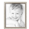 thumbnail image 2 of ArtToFrames 10" x 12" Silver Square with Beads Picture Frame, 10x12 inch Silver Wood Poster Frame (WOM-5286),  Pack, 2 of 8