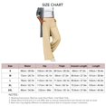 thumbnail image 4 of Pantalones anchos de pierna para mujer, bolsillos laterales, cintura elástica, ajuste holgado, cómodos pantalones casuales, 4 of 4