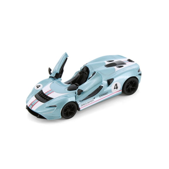 McLaren Elva Convertible Livery Edition, Blue - Kinsmart 5462DF - 1/36 Scale Diecast Model Car