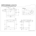 thumbnail image 3 of Kingston Brass VWP3122W4A5 Quadras 31" Ceramic Console Sink with Steel Base and Shelf (4-Inch, 3-Hole), White/Oil Rubbed Bronze, 3 of 6