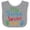 Heather and White, variant on Inktastic My Gampa Loves Me Boys Girls Boys or Girls Baby Bib