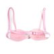 thumbnail image 4 of Sujetador de arnés de cuerpo punk pu cuero bullet cup sujetador top breast harness traje gótico mujer rosa Rosado Magideal Sujetador de arnés de cuerpo, 4 of 7