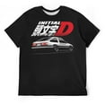 thumbnail image 6 of Initial D T-Shirts for Men, Casual Crew Neck Tee Shirts, Unisex Short Sleeve Tops, S-3XL, 6 of 8