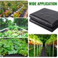 thumbnail image 3 of Casewin 3ft x 50ft Weed Barrier Landscape Fabric Heavy Duty Premium Weed Control Fabric Durable & Eco-Friendly Weed Block Gardening Mat, 3 of 7