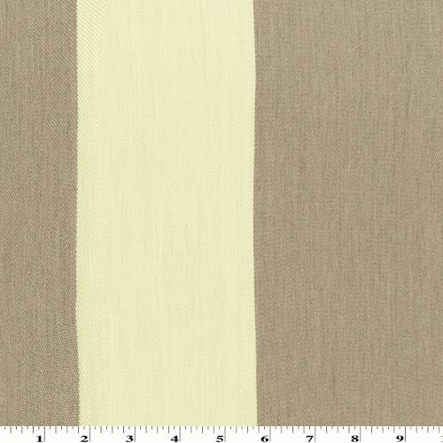IvoryTaupe Brown Stripe IndoorOutdoor Decorating Fabric Fabric By The Yard