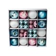 thumbnail image 2 of Juego de Bolas navideñas BLESIY 36 piezas decoración Azul rosado, 2 of 8