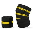 thumbnail image 1 of Knee Wraps -Elastic Knee and Elbow Support & Compression - For Powerlifting, Fitness,Gym Workout, 1 of 5