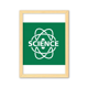 thumbnail image 1 of La ciencia estructura molecular alrededor de Cuadro de madera decorativa marco de casa A4, 1 of 3