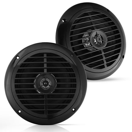 Pyle Hydra-Series Black 6.5 Inch Waterproof Marine Speakers