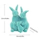 thumbnail image 3 of Figura de Conejo de Pascua de Estilo Minimalista, Decoración Festiva para El Hogar y El Escritorio., 3 of 6