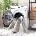 thumbnail image 4 of SAFAVIEH Dune Lailee Solid Machine Washable Area Rug, Blue/Grey, 5'3" x 7'6", 4 of 13