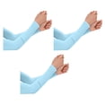 thumbnail image 1 of 3 pares de guantes de protección solar mangas de seda helada mangas de protección UV para hombres y mujeres, 1 of 5