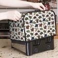 thumbnail image 7 of Lsque Various Turtle Print 2 Slice Toaster Cover , Kitchen Appliance Dustproof Protector , Toaster Protector Dustproof Kitchen Appliance Cover, 7 of 7