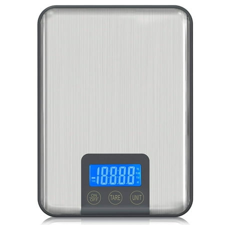 

Digital Scale Electronic Scale 10KG Stainless Steel Kitchen Scale Press the Waterproof Baking Scale