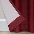 thumbnail image 5 of (2 pack) Eclipse Samara Solid Blackout Single Panel, Oxblood, 42" W x 84" L, 5 of 9