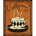 thumbnail image 6 of Gango Home Decor Retro Coffee Cup Kitchen Wall Art; Four Multi-Color 8x10in Hand-Stretched Canvases, 6 of 8