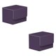 thumbnail image 4 of Vogacara Caja de almacenamiento de tarjetas comerciales con tapa Organizador portátil de PU de gran capacidad Juego Caja coleccionable Contenedor Adultos Type1 NO1 Vogacara CBP255201, 4 of 6