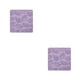 thumbnail image 2 of Bearachild Posavasos de silicona para bebidas, alfombrilla de mesa, alfombrilla reutilizable, mantel individual, color morado Violeta 2piezas Bearachild CBP302897, 2 of 5