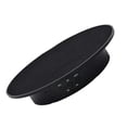 thumbnail image 1 of VONKY Rotating Display Stand Jewelry Shoes Adjustable Revolving Mirror Base White Black Velvet Base, 1 of 1