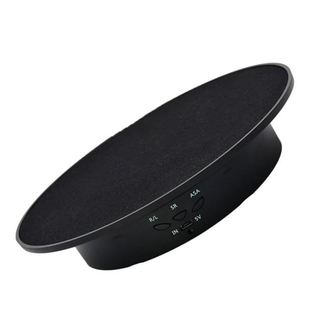 VONKY Rotating Display Stand Jewelry Shoes Adjustable Revolving Mirror Base White Black Velvet Base