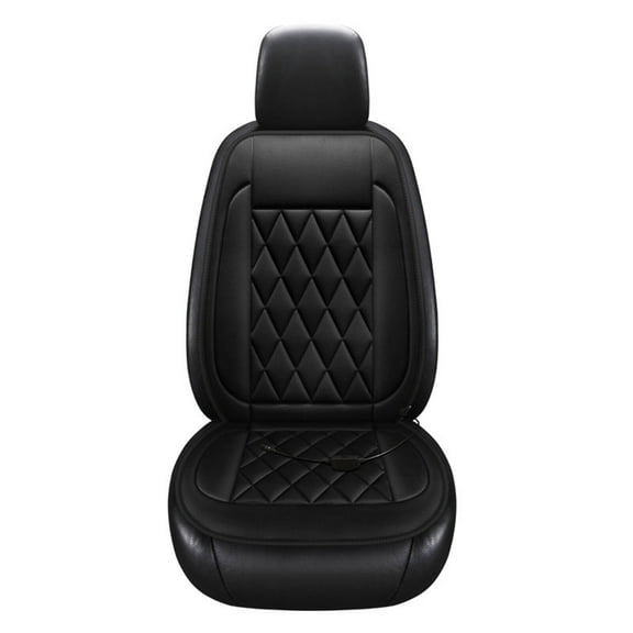 AUQ Heated Seat Covers for Cars,Fast Heating Heated Car Seat Cover,30S Warm-Up Full Body Comfort Car Seat Warmer,Black