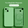 thumbnail image 1 of Magnetic Liquid Silicone Case For iPhone 14 12 13 Pro Max Plus For Magsafe Wireless Charging Cases Cover, 1 of 5